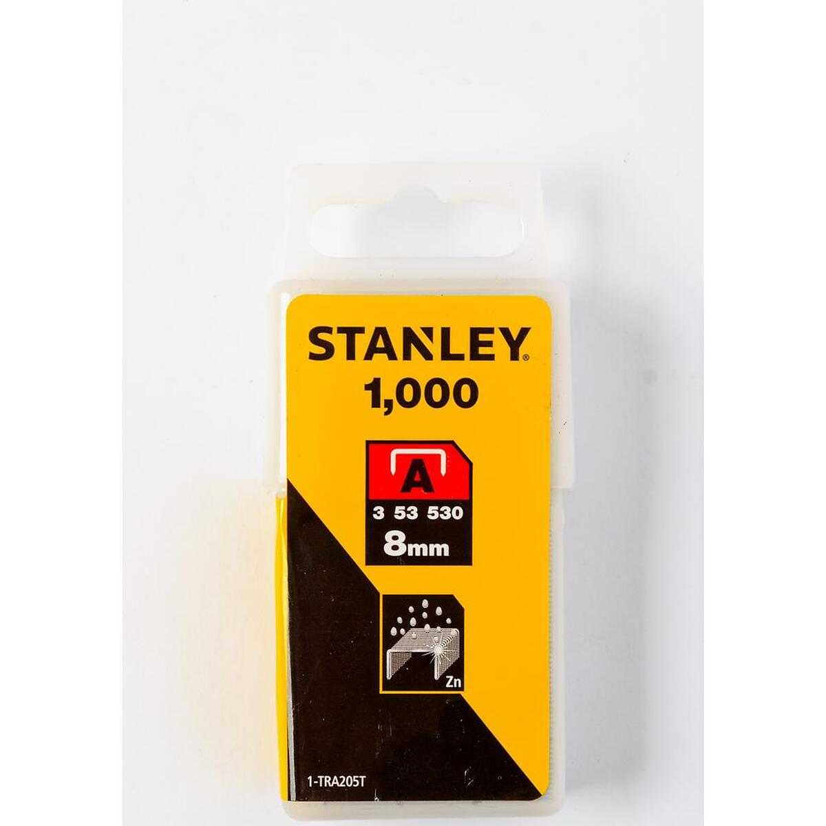 Скобы для степлера STANLEY A/8 1000шт (1-TRA205T) — Фото 1