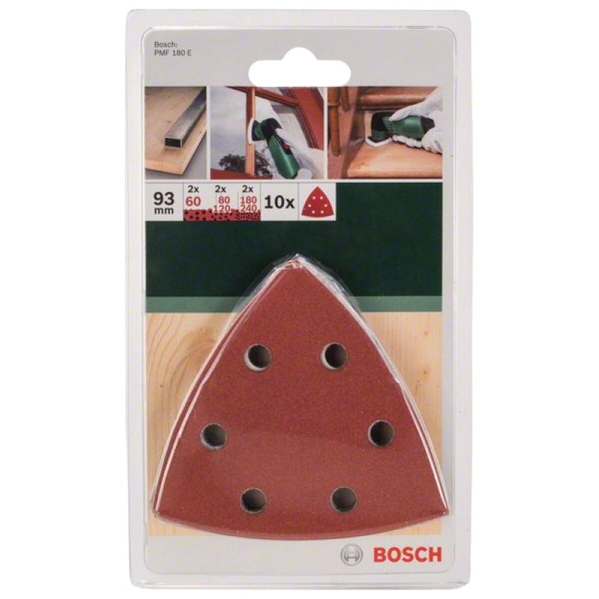Лист шлифовальный для МФИ Bosch PMF 180E 93мм 10шт (957) — Фото 1