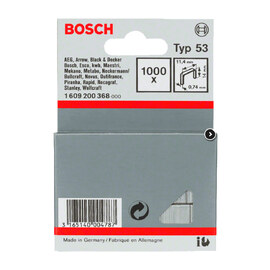 Скобы для степлера Bosch T53/14 1000шт (368) — Фото 1