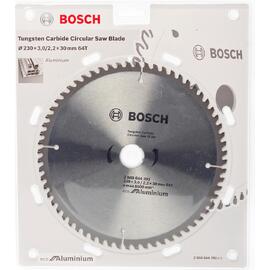 Диск пильный по алюминию Bosch ECO 230х30мм 64T (392) — Фото 1