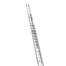 Лестница алюминиевая Алюмет трехсекционная 3x17 ступеней (3317) — Фото 1