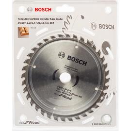 Диск пильный по дереву Bosch ECO 160х20/16мм 36T (374) — Фото 1