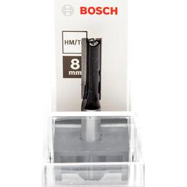 Фреза Bosch HM пазовая прямая 8х25мм (372) — Фото 1
