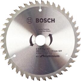 Диск пильный по алюминию Bosch ECO 150х20мм 42T (387) — Фото 1