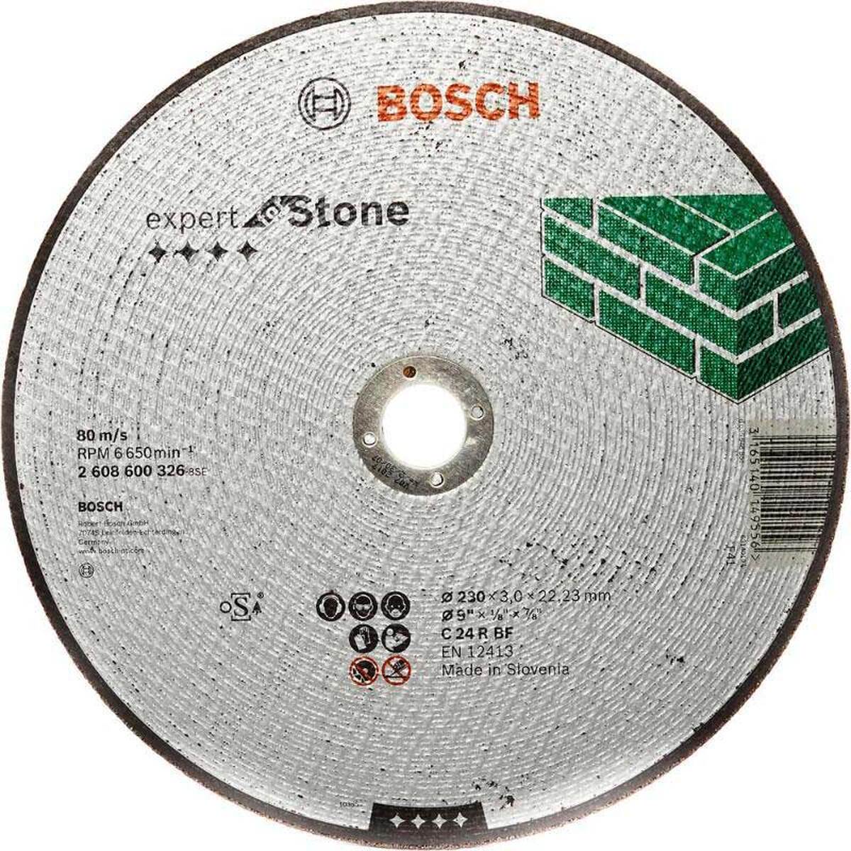 Круг отрезной по камню Bosch Expert for Stone 230х3х22.2мм (326) — Фото 1