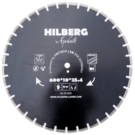 Диск алмазный по асфальту Hilberg Hard Materials 600x25.4мм (251600) — Фото 1