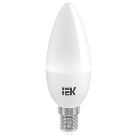 Лампа светодиодная IEK C35 7Вт 230В 4000К E14 — Фото 1