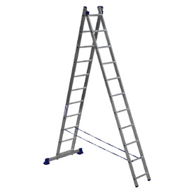 Лестница алюминиевая Алюмет двухсекционная 2x11 ступеней (5211) — Фото 1