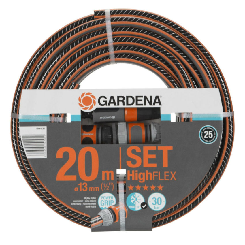 Шланг Gardena HighFLEX 1/2" 20м + фитинги — Фото 2